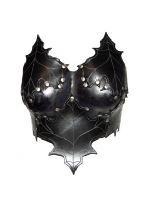 Armure plastron Guerrière au bouclier en cuir - la Forge des Chevaliers®