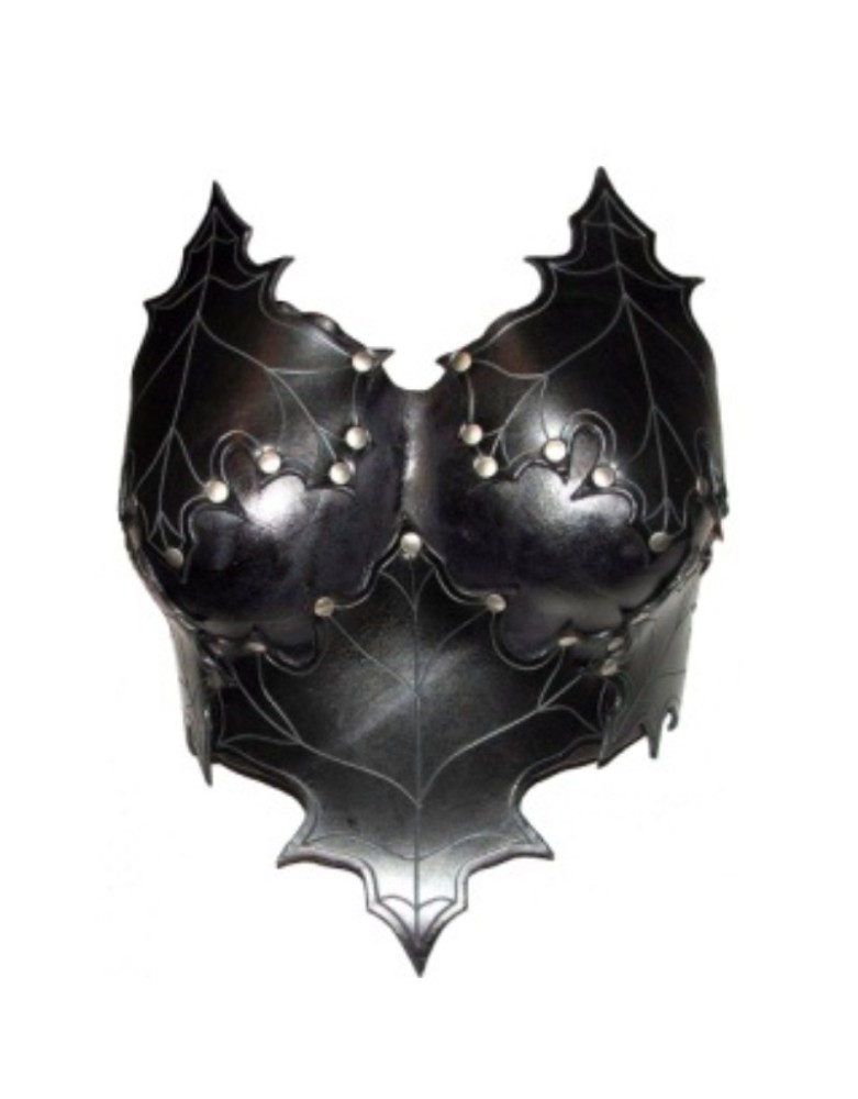 Armure plastron Guerrière au bouclier en cuir - la Forge des Chevaliers®