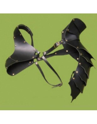 Épaulière d'armure en cuir - la Forge des Chevaliers®