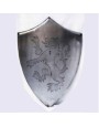 Bouclier acier Lion - La forge des Chevaliers®