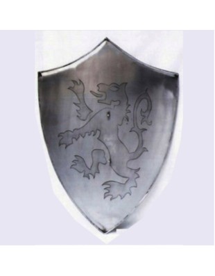 Bouclier acier Lion - La forge des Chevaliers®