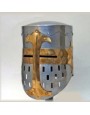 Casque d'armure de chevalier en laiton - La Forge des Chevaliers®