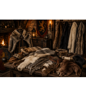 Peaux et fourrures du Moyen Âge | Décoration médiévale
