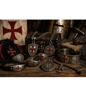 Univers Bijoux Templiers | Bagues, pendentifs et croix médiévales