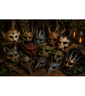 Univers Masques Fantasy | Elfes, orcs, dragons et créatures