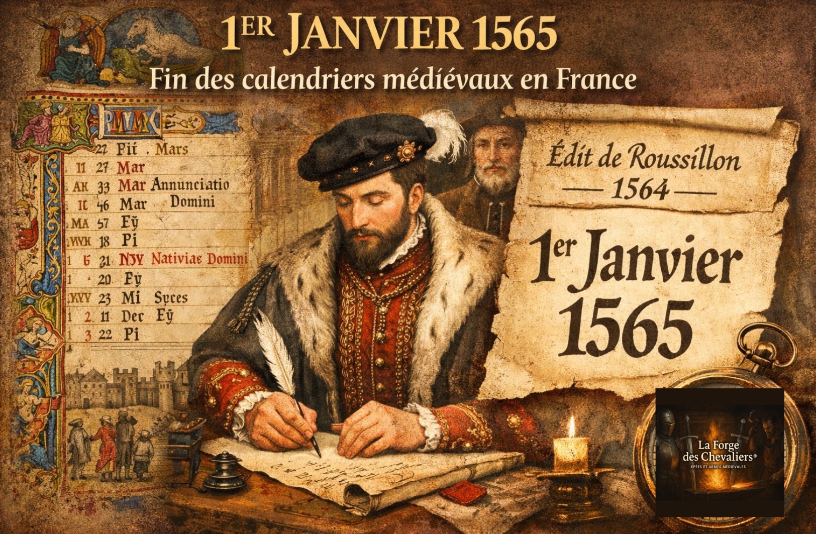 1er janvier 1565 Comment la France met fin aux calendriers médiévaux