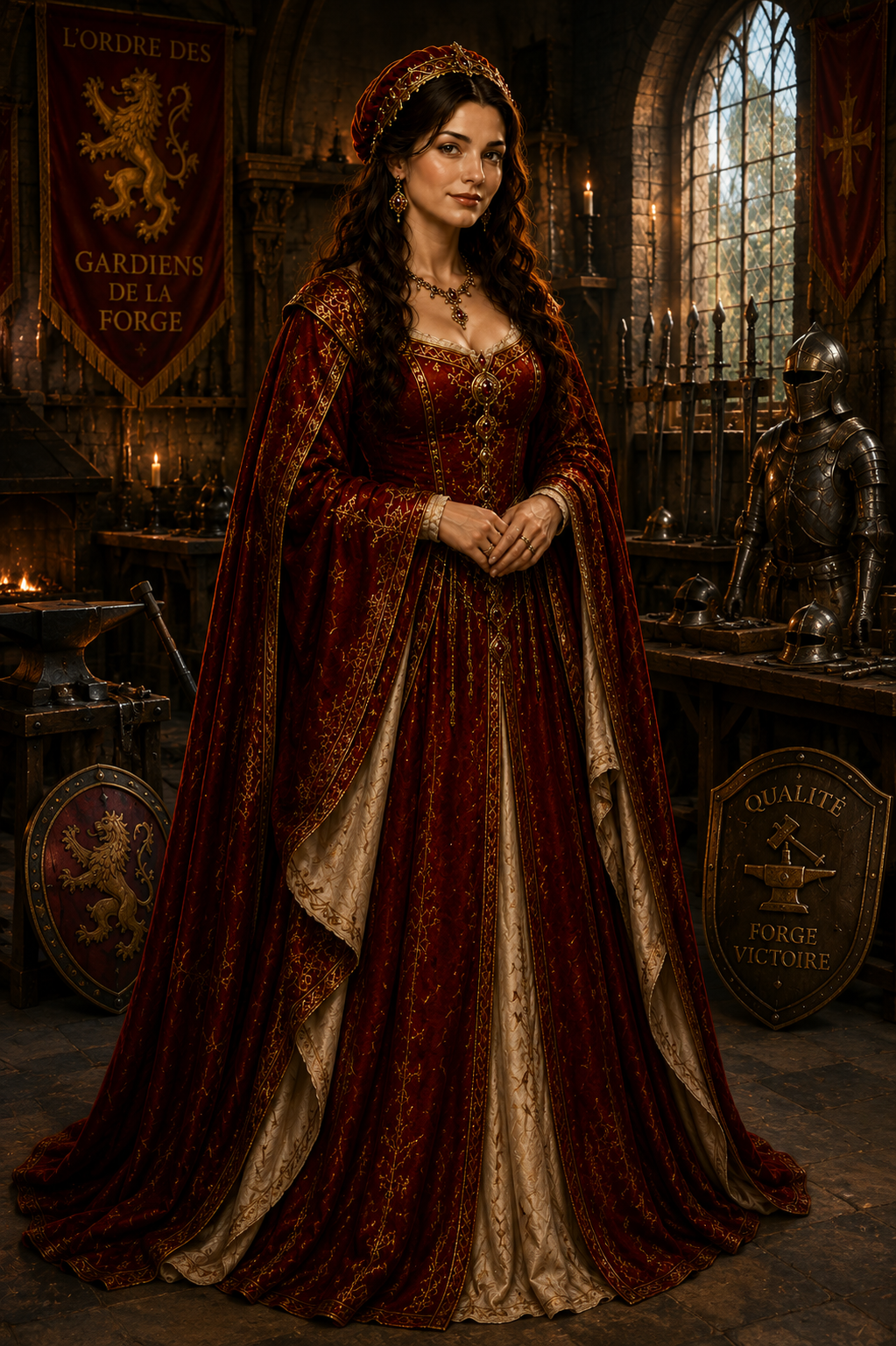 Dame Aliénor, Gardienne du Moyen Âge à La Forge des Chevaliers