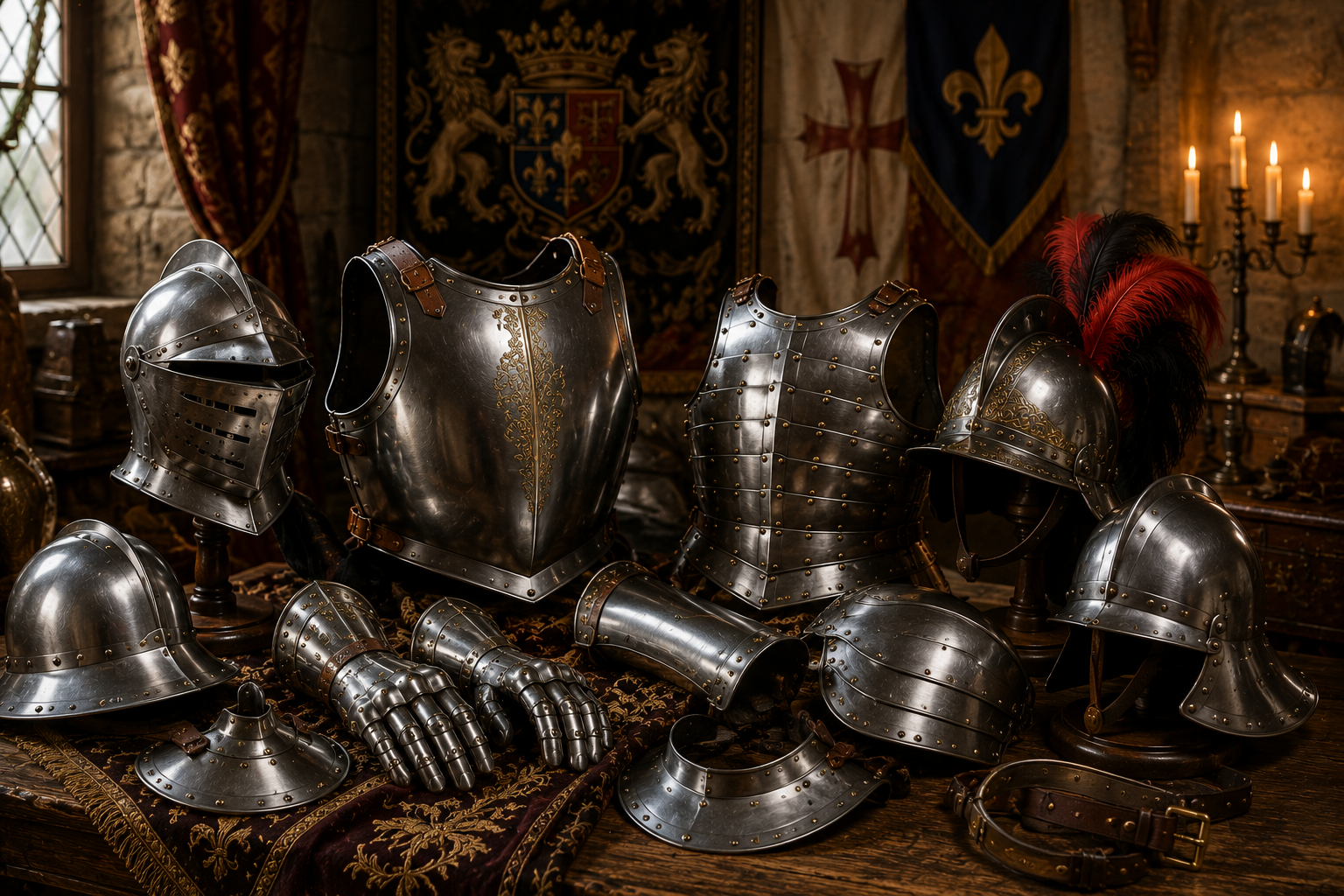 Armures et protections du XVe au XVIIIe siècle