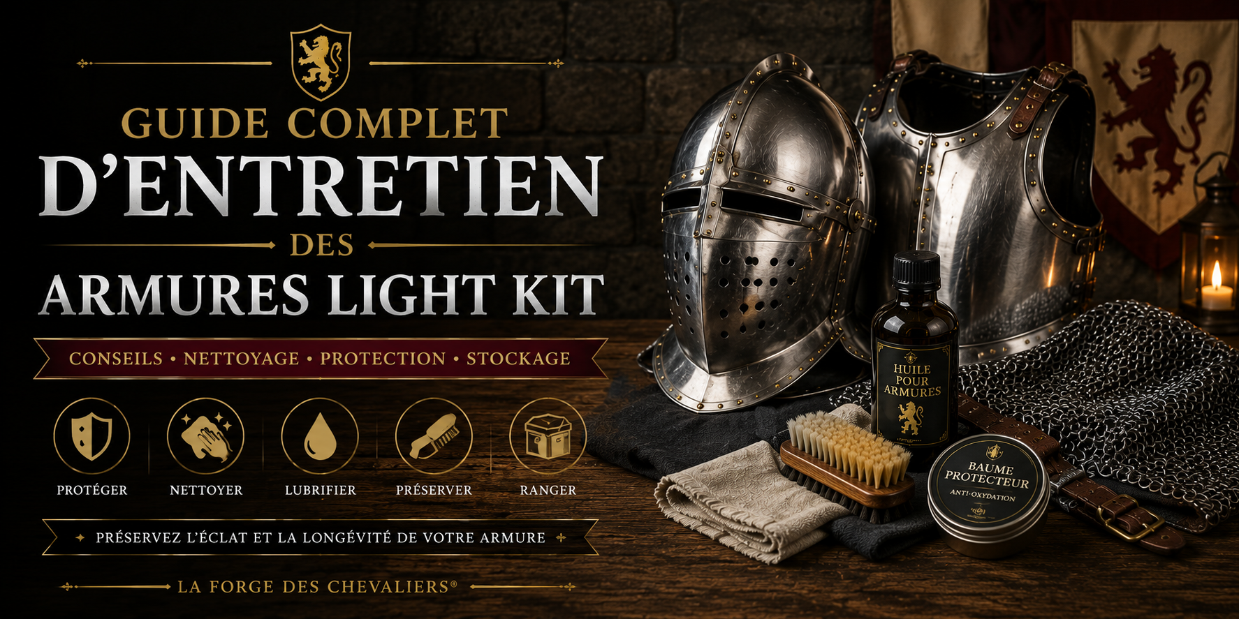 Guide complet d’entretien des armures Light Kit