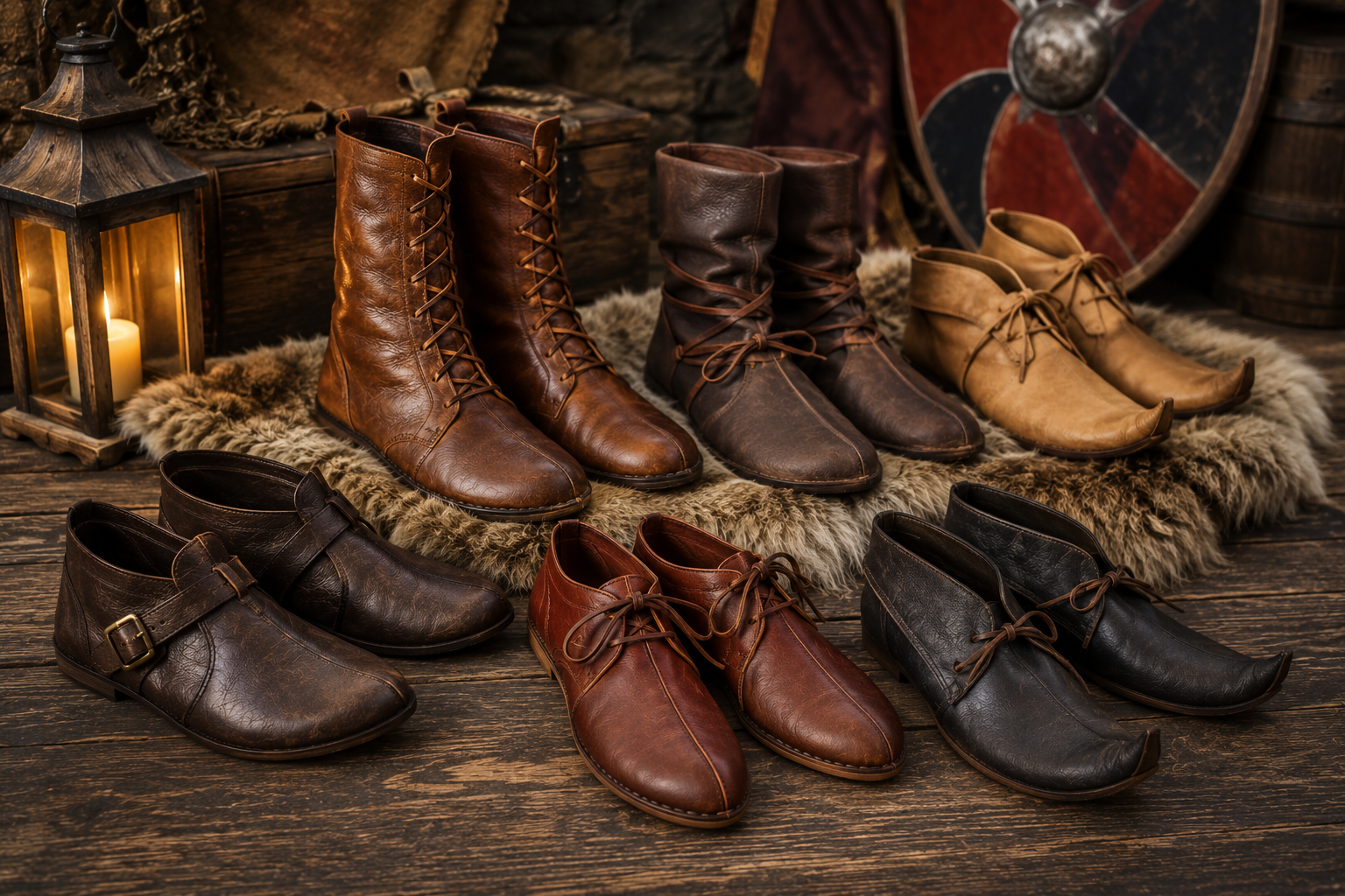 Chaussures du Moyen Âge