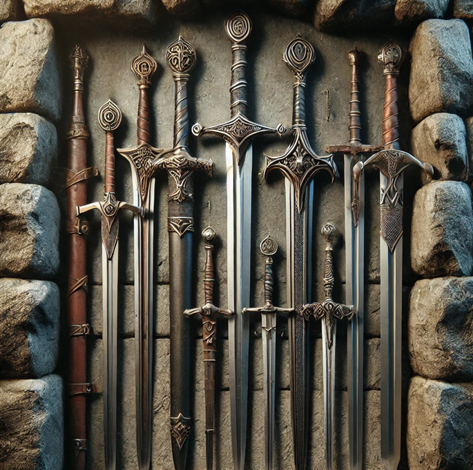 épées et armes la forge des chevaliers
