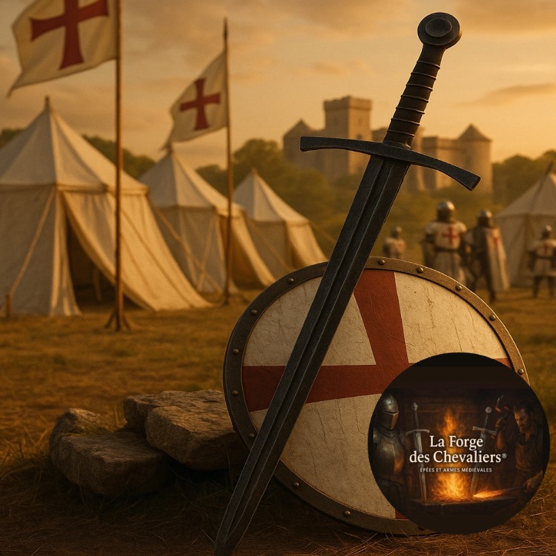 Epée vénérable Chevalier Croisé d'Arc