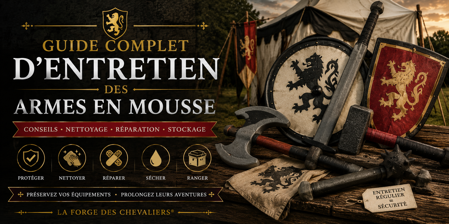 Guide complet d’entretien des armes en mousse pour le GN