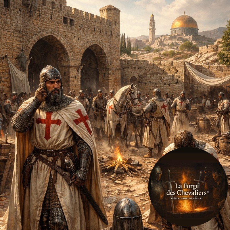 La journée d’un Templier en Terre sainte au Moyen Âge