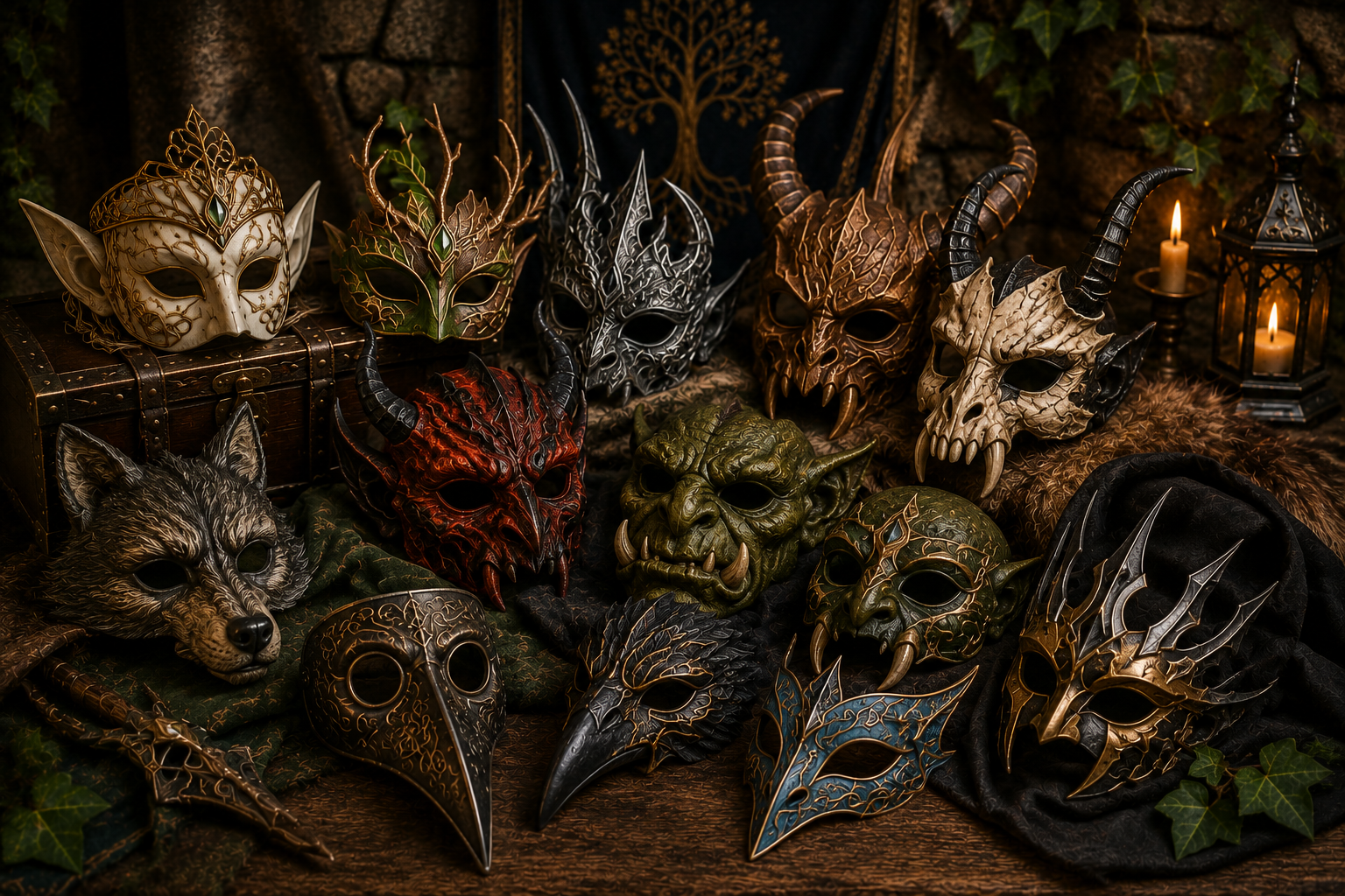 Univers Masques Fantasy