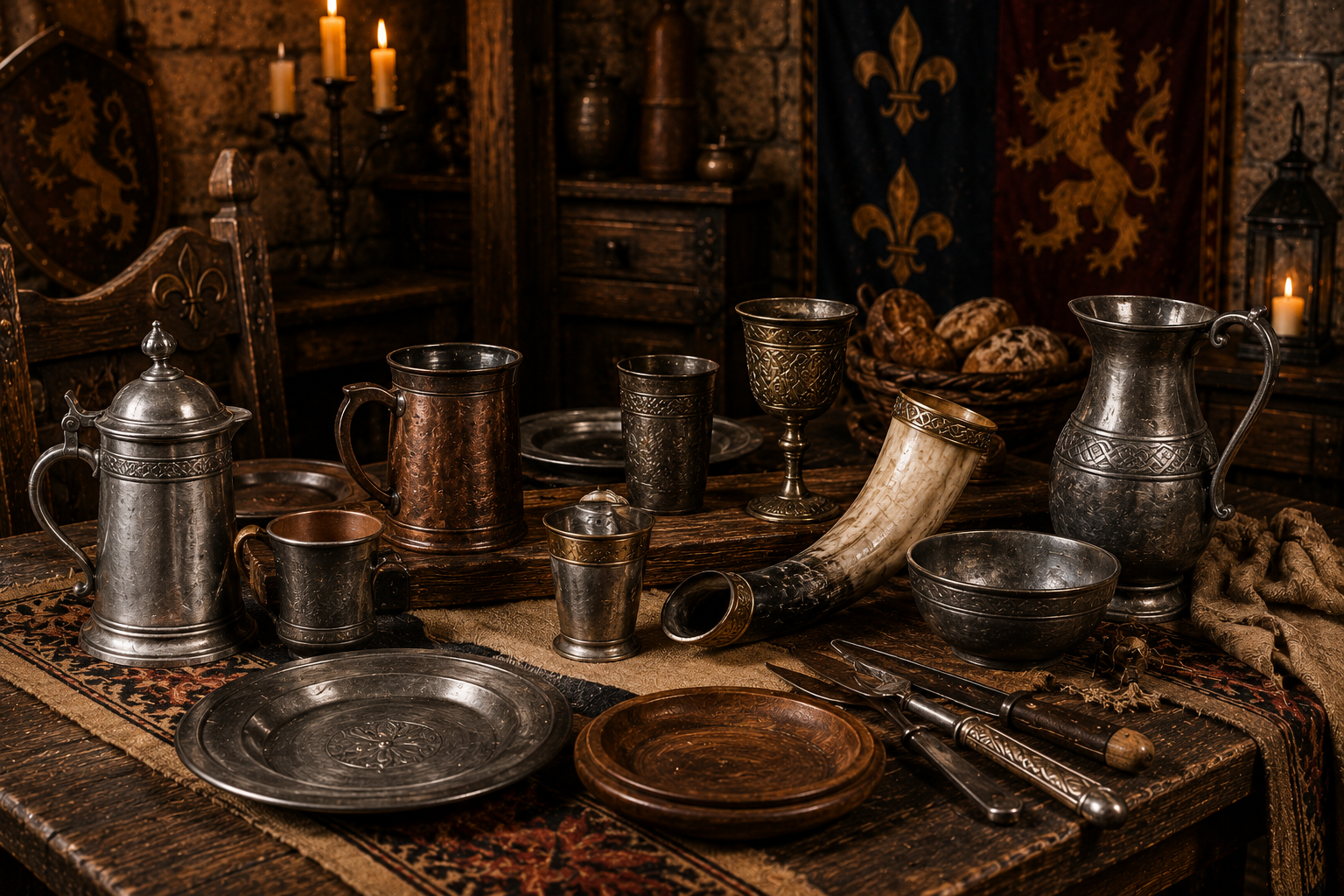 Vaisselle et art de la table du Moyen Âge