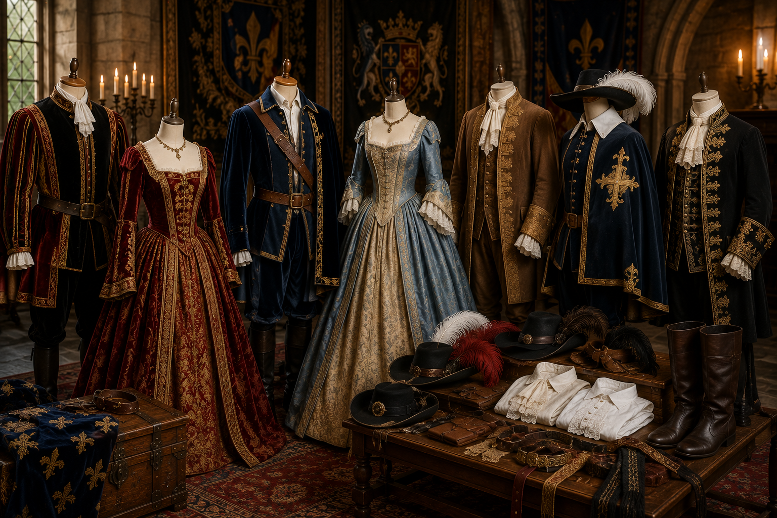 Vêtements du XVe au XVIIIe siècle