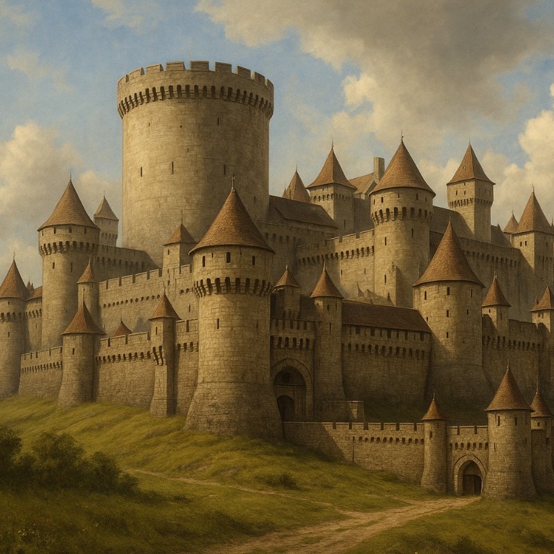 Château Médiéval - Coucy le Château - Auffrique