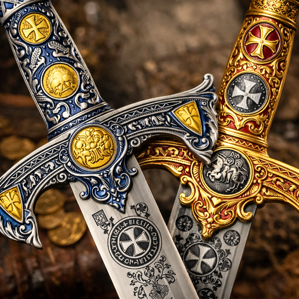 Épée des Templiers Marto de Tolède : histoire, symbolique et modèles officiels